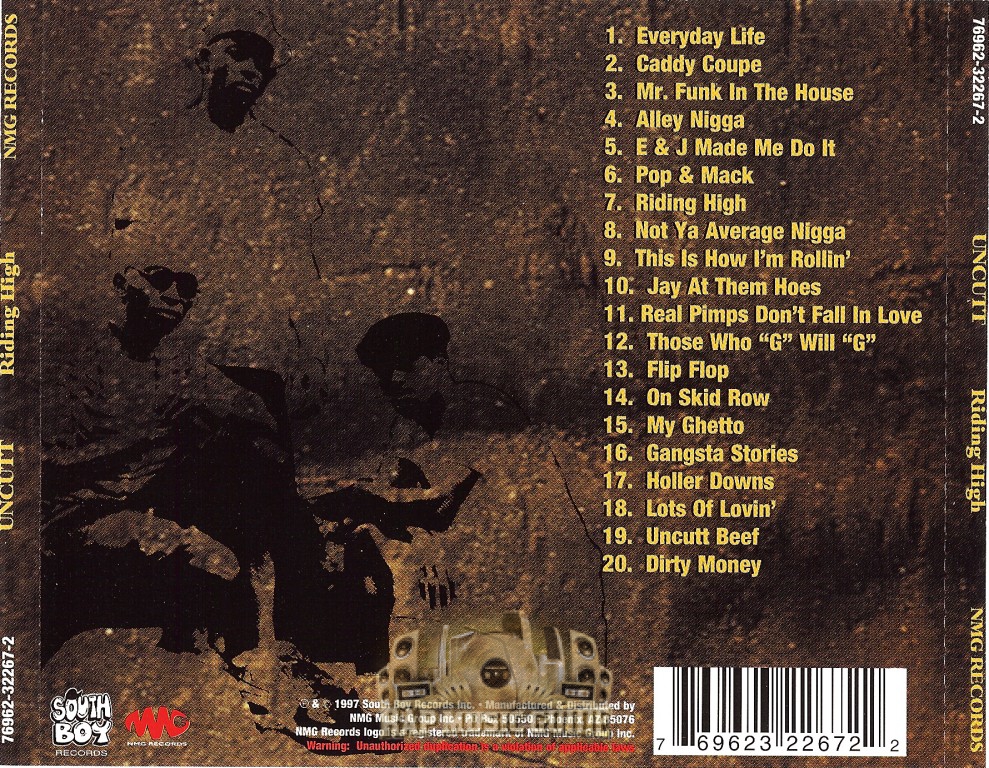 Uncutt - Riding High: CD | Rap Music Guide